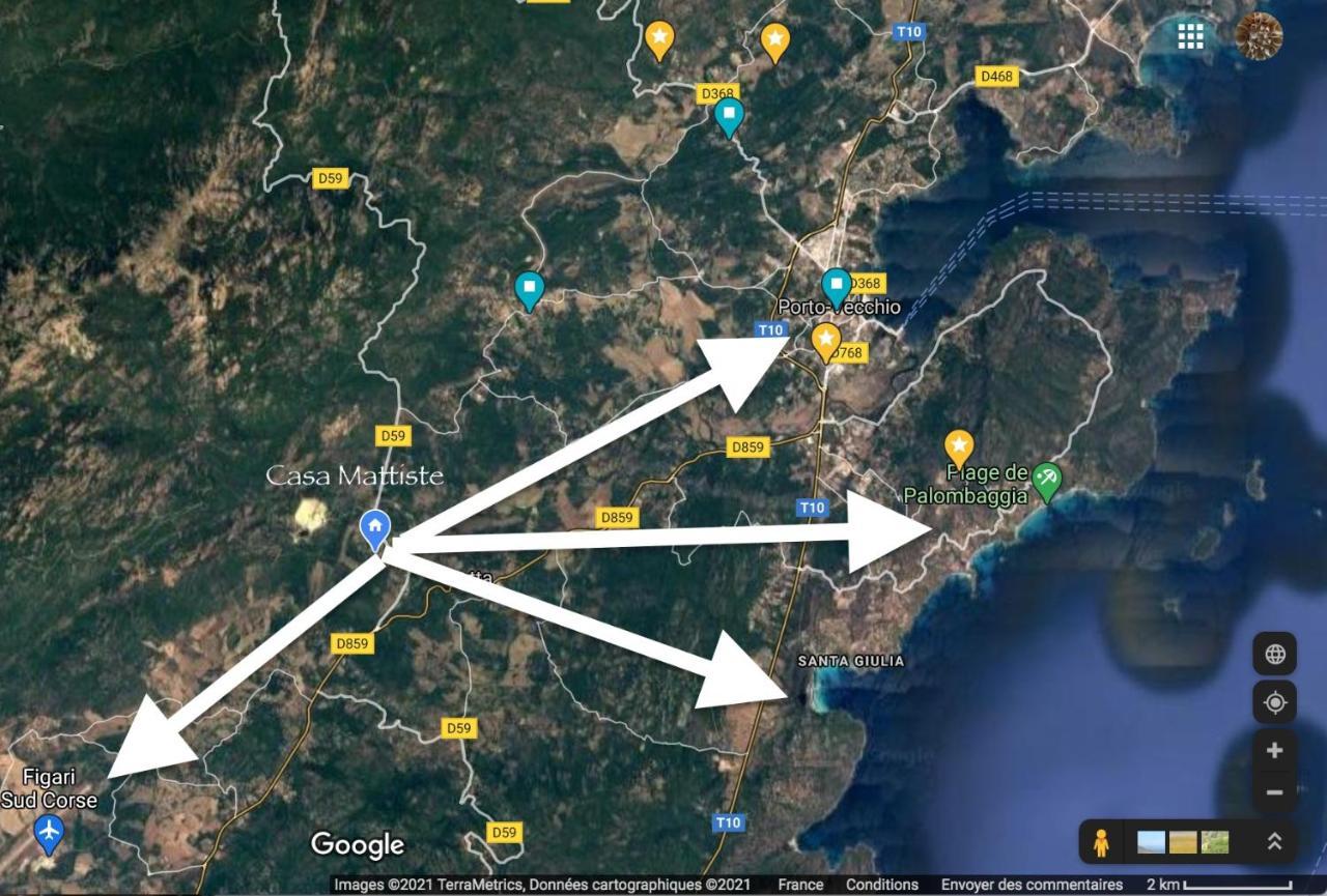 Appartements Avec Jardin Entre Porto-Vecchio Et Figari - Casa Mattiste Sotta Exteriör bild